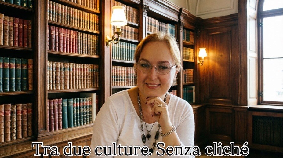 Oxana Senchenko Pasqualino di Marineo, ritratto in biblioteca